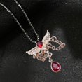 thumbnail image 4 of MOMOJIA Metal Wing Pendant With Rhinestones Accent Sewing Embellishment Craft Component, 4 of 9