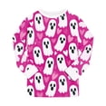 thumbnail image 5 of Enyan Halloween Pajamas Girl Toddler Pumpkin/Ghost Pjs Set Kid Long Sleeve 2 Piece Loungewear Sleepwear Pajamas Girl Halloween Pajamas(2-3 Years), 5 of 7