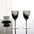 thumbnail image 3 of BalsaCircle 6 Pieces 8 oz Metallic Silver Premium Disposable Plastic Wine Glasses Tableware, 3 of 6