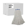 thumbnail image 2 of Boardwalk Cut-End Lie-Flat Wet Mop Head, Rayon, 16oz, White, 12/Carton, 2 of 9