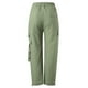 thumbnail image 3 of Gibobby Pantalones deportivos con forro polar para mujer Pantalones de carga holgados para mujer, ropa de calle, pantalones de chándal de Hip Hop(Verde,XG), 3 of 5