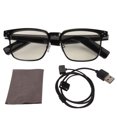thumbnail image 2 of Lunettes Intelligentes, Lunettes Audio Étanches IPX4 Bluetooth5.3 avec Blocage de Lumière Bleue et Double Haut-Parleurs, Lunettes Électriques à Commande Tactile pour Réunions, Conduite, Jeux, 2 of 7