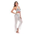 thumbnail image 2 of Womens Crochet Net Hollow Out Beach Pants Sexy Swimsuit Cover Up Pants, 2 of 4