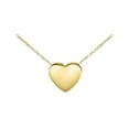 thumbnail image 3 of Diamond-Accent 14K Yellow Gold over Sterling Silver Heart Initial Pendant Necklace, 3 of 3