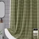 thumbnail image 1 of Shower Curtain, Bohemian Farmside Striped Linen Shower Curtain Set With Tassel, Water Repellent Vintage Countries Cloth, Bohemian Heavy Duty, Bohemian Vintage, Countries Decor, Linen Fabric,, 1 of 6