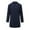Blue, variant on gbyLJF Men's Solid Color Woolen Overcoat Mid-length Button Down Suit Collar Coats Winter Casual Business Outwear with Pockets