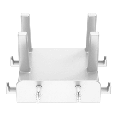 Router Wall Mount Bracket Wifi Storage Box Wall-Mounted Holder Wall Mounted Cable Organizer for Router Top Box White