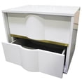 thumbnail image 3 of Best Master Havana 5-Piece Poplar Wood East King Bedroom Set in White/Gold Trim, 3 of 3