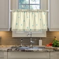thumbnail image 5 of Shower 27"x24" Linen Look Cafe Curtain Set with Privacy and UV Protection, 5 of 8