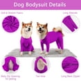 thumbnail image 3 of Dog Surgery Suit Female Spay Dog Onesie for Surgery Female Recovery Suit for Dogs Surgical Recovery Suit Dog Anti Shedding Suit Dog Body Suits After Surgery, 3 of 5