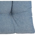thumbnail image 4 of Klear Vu Saturn Non Slip Seat Cushion, Button Tufted Sitting Pillow with Durable Fabric Cover, Ideal for Dining, Office or Rocking Chair, 18" x 20" x 3", Set of 2, Wedge Blue, 4 of 5