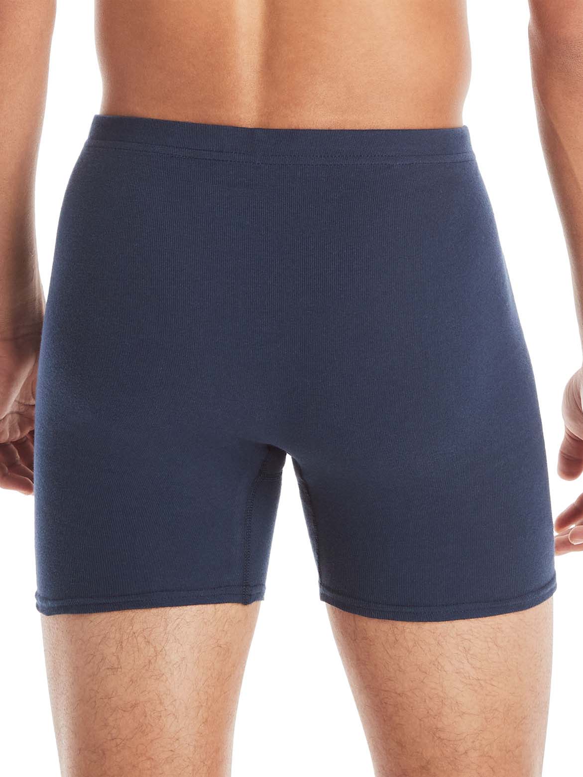 Fruit Of The Loom Boxer Brief Uomo - Confezione Da 4 Con Cintura Rivestita - Morbidi E Antigroviglio