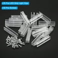thumbnail image 3 of Unique Bargains LED Strip Light Clips, 20 Pack Mounting Bracket Fixing Clip Plastic Clamp for 6x12mm Light Cable Clear, 3 of 6