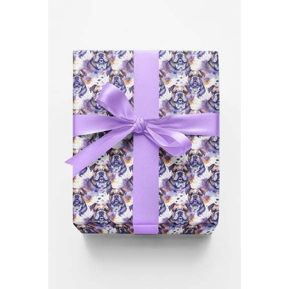London Penny Premium Wrapping Paper - Bulldog Bliss