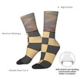 thumbnail image 4 of Fuzoiu Chess Board With Pawns Print Athletic Crew Socks for Men & Women,Casual Crew Socks,Above Ankle Crew Socks for Business, Casual, 4 of 6