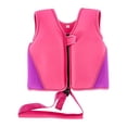 thumbnail image 2 of Chaleco de natación para niños,Chaleco para niños y niñas,Chaleco de ayuda para la natación con flotabilidad,Chaleco de entrenamiento de natación con Rosa, 2 of 9