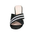 thumbnail image 2 of FLORAL Denise Women Wide Width Rhinestone Slip On Pretty Ornate Block Heel Sandals, 2 of 6