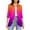 Orange, variant on Fashion Olyvenn Women's Summer Ruffle Open Front 3/4 Sleeve Lightweight Drape Cardigan Sweater with Pockets Green 6