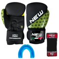 thumbnail image 1 of Guantes de Boxeo 16 Oz Onzas New Sport Kit con Protector Bucal Muay Thai Kick Boxing Mma Box con Malla Transpiracion Mod Stars, 1 of 1