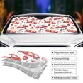 thumbnail image 5 of Disketp Windshield Sun Shade, Car Sun Shade For Front Window Fire Truck Sunshades Sun Visor Protector Blocks Uv Rays Foldable, 5 of 9