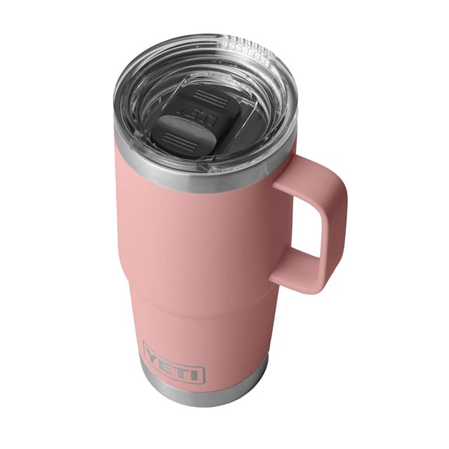 Taza de viaje YETI Rambler 590 ml de acero inoxidable arenisca rosa