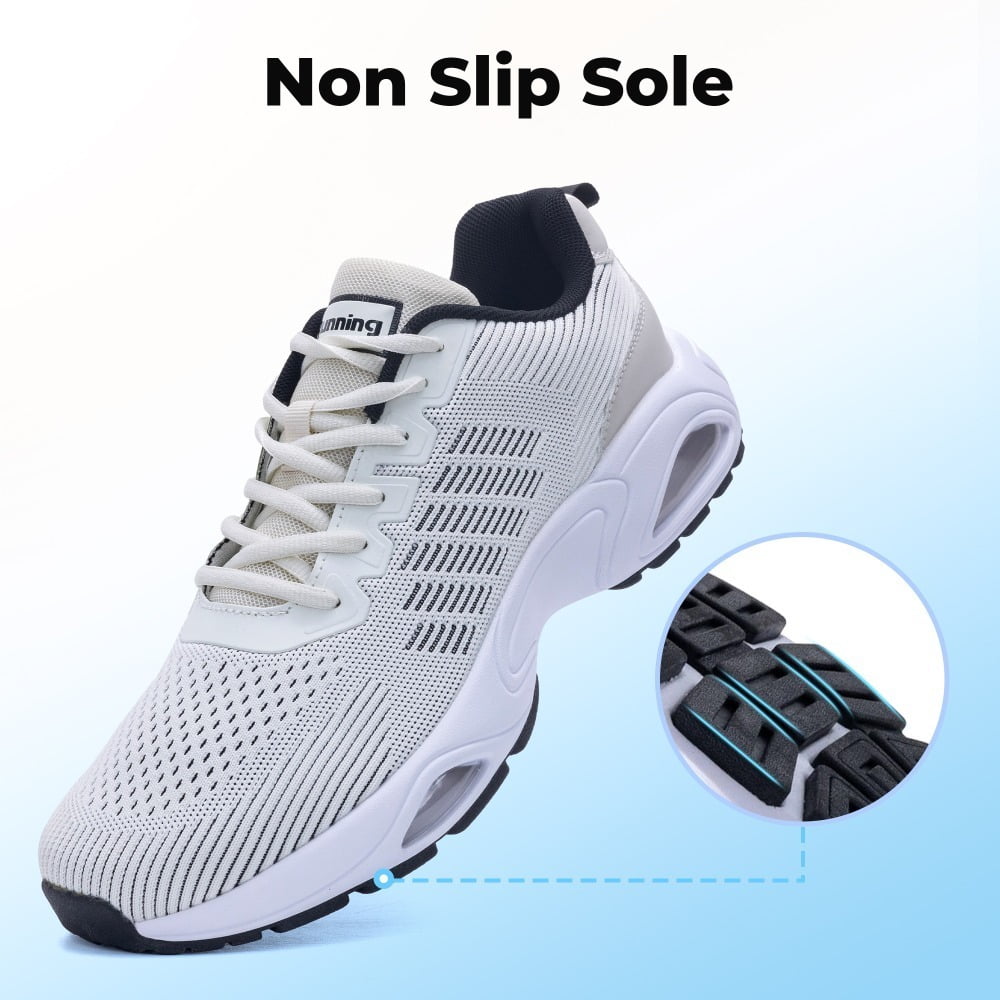 AHUSIR Men's Tennis Running Shoes Breathable Athletic Training Walking Sneakers for Gym Jogging Sports US 7-13