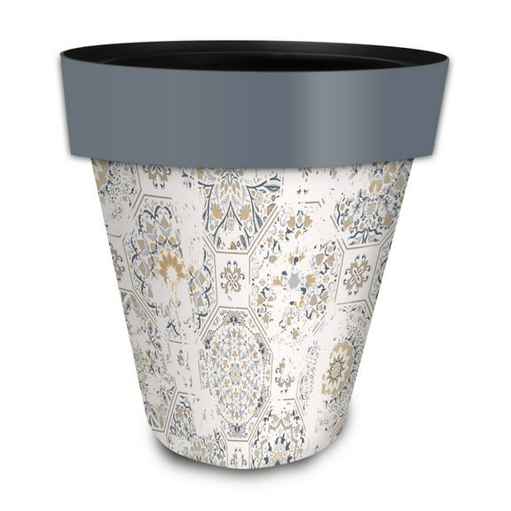 Briarwood Lane Distressed Tiles Large Planter