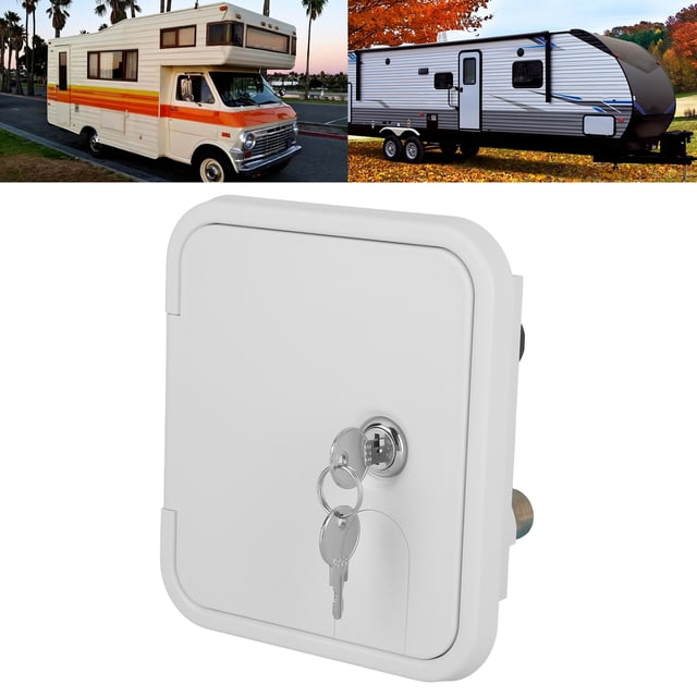 Entrada de agua para RV, entrada de agua para RV Accesorios para caravanas en forma cuadrada Puerto de llenado de agua Rendimiento confiable