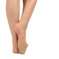 thumbnail image 6 of TeeHee Womens Seamless Toe Topper Liner Socks 5-Pack with Non-Skid Bottom, 6 of 9