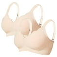 thumbnail image 1 of Women Wireless Bras Soft Bra Bralette Full Coverage Everyday Bras, 1 of 6