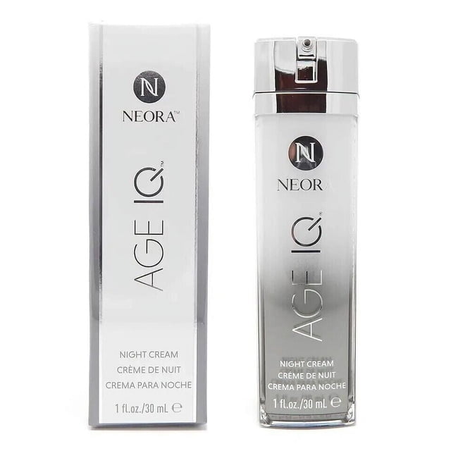 2 PACK Neora Age IQ - Crema de noche con Bidens Pilosa, péptidos y ácido hialurónico (30 ml)