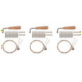 thumbnail image 4 of 30Pcs Tuning Pin Nails & 30Pcs Rivets,with L-Shape Tuning Wrench,10 String Laiyaqin String for Lyre Harp String, 4 of 7