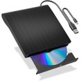 thumbnail image 1 of PinesC External Bluray Drive Burner,BD CD DVD Reader and Writter Optical Drive Player W/USB3.0 and Type C Port for PC and Laptop,Compatible with Windows XP/7/8/10/11, Mac OS, 1 of 5
