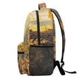 thumbnail image 3 of Jeiento Kids School Backpack 16 Inch Water-Resistant Lightweight Daypack Polyester Forest Tiger Print Bookbag for Elementary Boys Girls School, 3 of 7