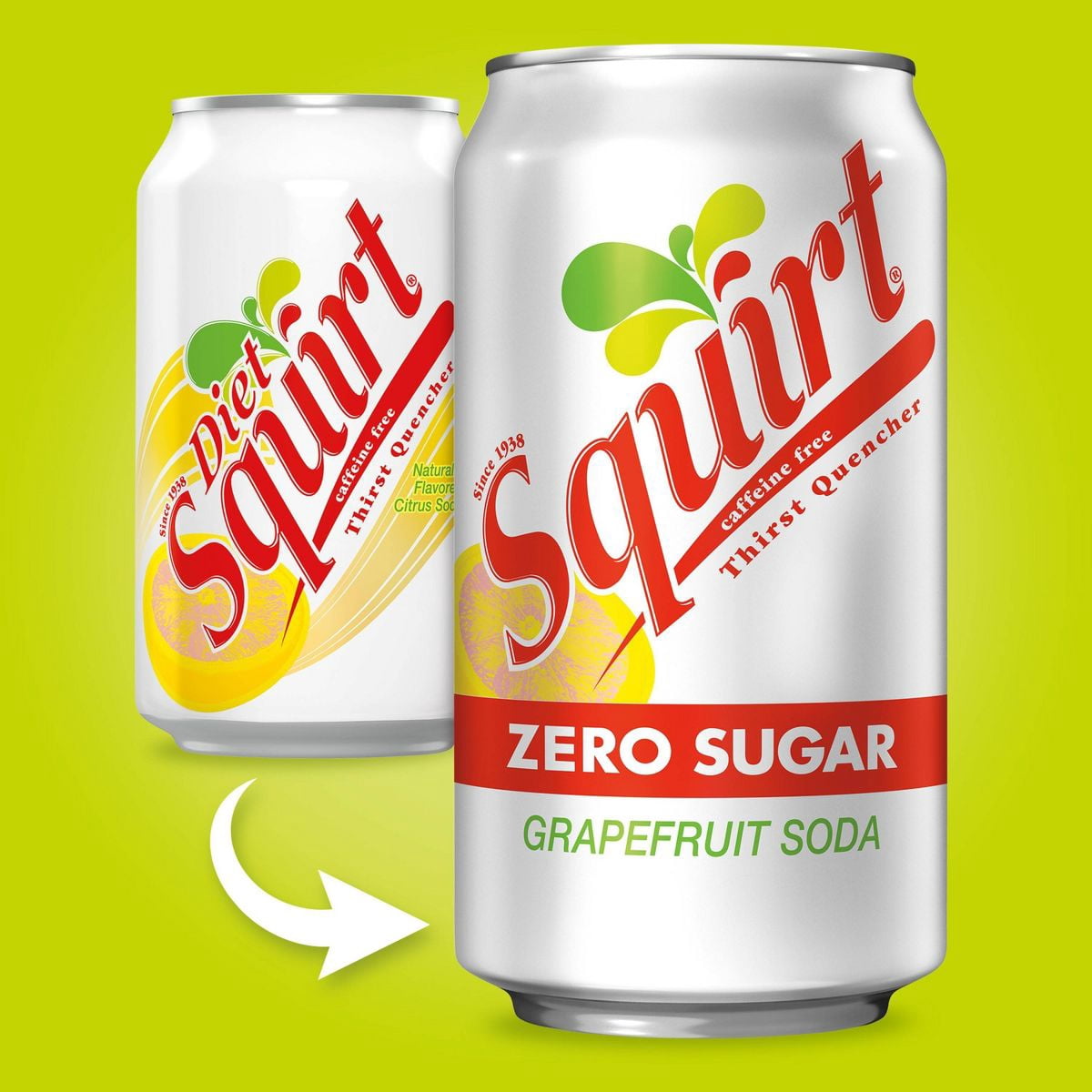 2X - Squirt Zero Sugar Grapefruit Soda - 12pk/12 fl oz Cans