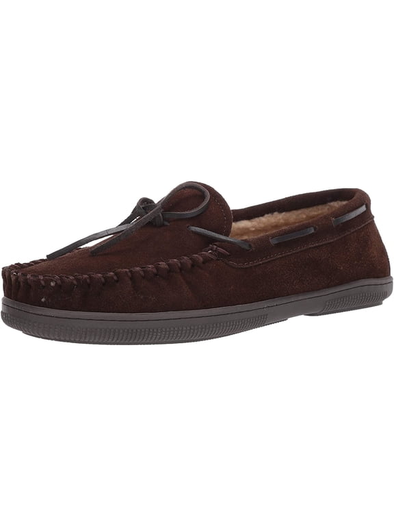 Mens Cozzy Moc Toe Tie Slip on Slipper
