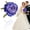 Blue-Violet H, variant on faux flowers Single Rose Flower Rose Flower Head Flower Artificial Flower Wedding Hall High End Corsage Hairpin Flower Headpiece (1pc) 1PCS