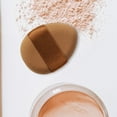 thumbnail image 6 of Fingertip Triangle Puff Cosmetic air Cushion Reusable Washable Soft Water Drop Shape Makeup Sponge Blush Concealer Loose Tool Brown, 6 of 8