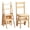 Original wood color, variant on Wooden Folding Library Ladder Chair,Lightweight Portable Ladder Shelf,Multifunctional Step Stool,4-Step Stepladders Display Stand for Indoor Outoor, Display Stand and Flower Stand for Home