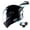 Glossy Black + Bluetooth, variant on 1Storm Motorcycle Modular Full Face Flip up Dual Visor Helmet + Spoiler + Motorcycle Bluetooth Headset: HJK316 Carbon Fiber Black