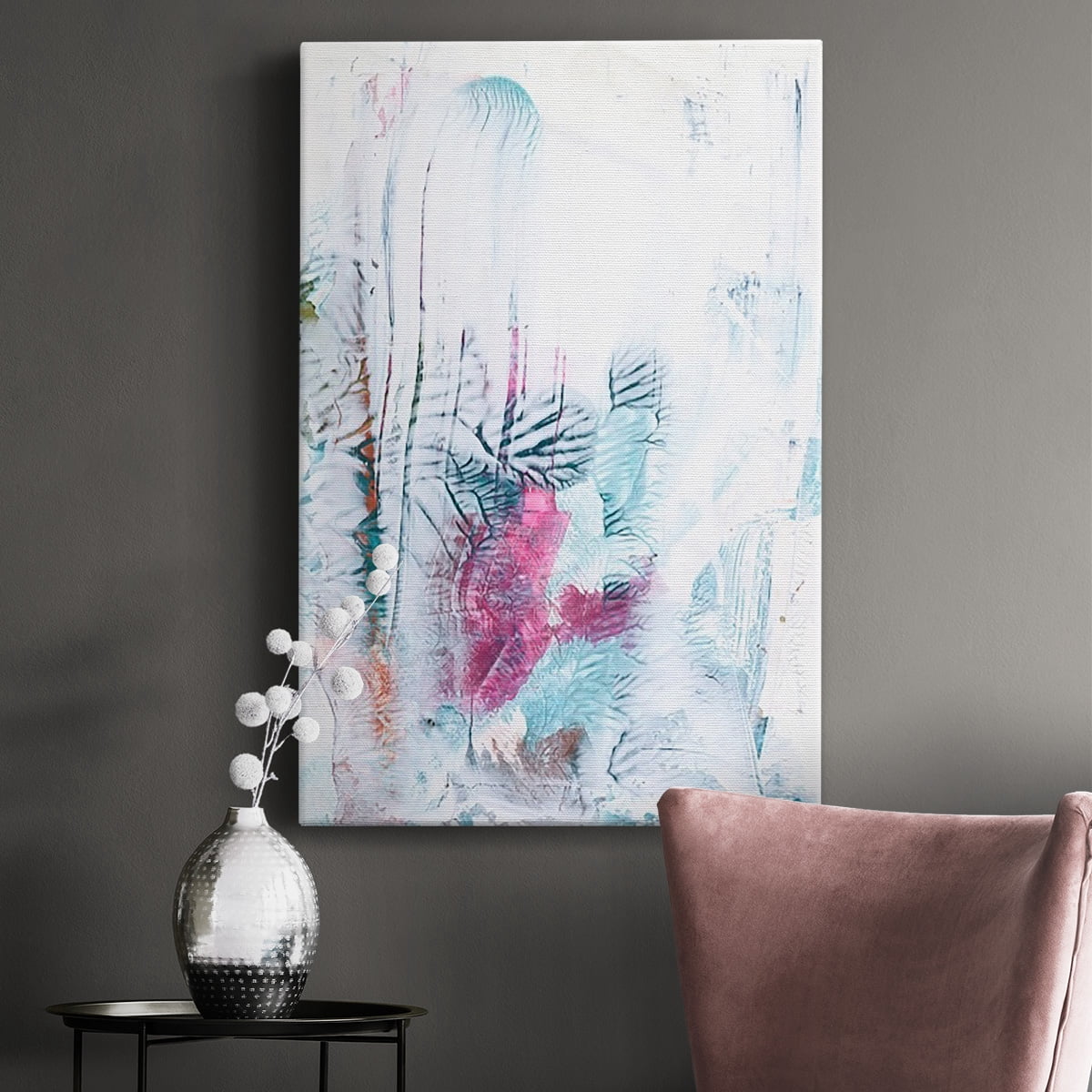 Magneta Coral I Premium Gallery Wrapped Canvas - Ready to Hang