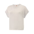 thumbnail image 2 of Women's Crew Neck Short Sleeve T Shirt Summer Casual Loose Workout Top, 2 of 5