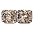 thumbnail image 7 of Haiem Watercolor Zebra Car Windshield Sun Shade (2 Pieces) Foldable Windshield Sun Shade Car Accessories for Truck SUV Pickup-Small, 7 of 7