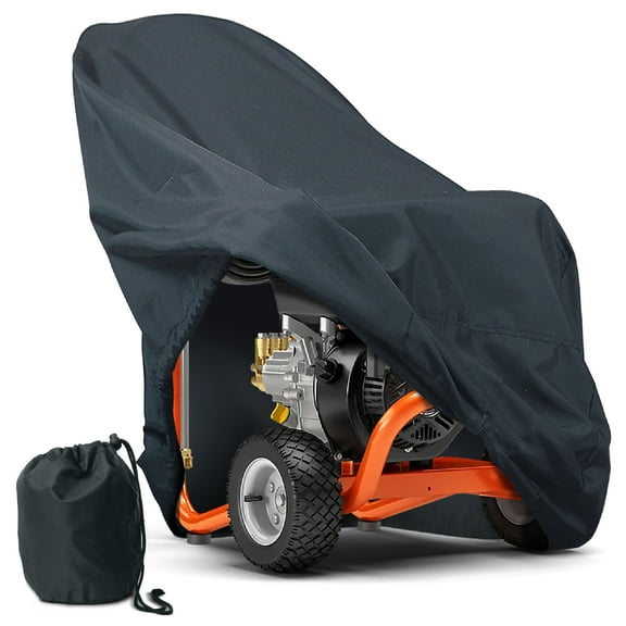 NEH Pressure Washer Cover Outdoor Power Washer Cover 600D Oxford Heavy Duty Waterproof Pressure Washer Accessories Universal Fit Equipment Covers Electric Power Washer Accessories