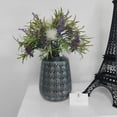 thumbnail image 7 of Hosley Modern Grey Ceramic Vases (Set of 2) – 7.25-Inch Decorative Table Centerpieces for Fresh or Faux Florals, 7 of 7