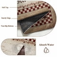 thumbnail image 6 of Runner Rug 2'x6', Texas Star Vintage Washable Non-Slip Hallway Runner Rugs, Bless Our Home Western Stars Country Bedside Rugs Floor Mats Carpet Runners for Kitchen Bathroom Laundry Room, 6 of 8