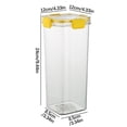 thumbnail image 2 of Household Sealed Jar Fresh-keeping Box Kitchen Refrigerator Miscellaneous Food Storage Box Plastic Sealed Fresh-keeping Storage Jar, 2 of 4
