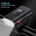 thumbnail image 2 of BK02 Luz de bicicleta recargable por USB T6 LED Luces de bicicleta 6 modos Linterna de bicicleta MTB Faro delantero de bicicleta para ciclismo Lámpara delantera de bicicleta, 2 of 5