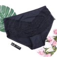 thumbnail image 3 of Beauwear-ropa interior de talla grande para mujer, bragas cómodas, íntimas de encaje, bragas de seda de hielo ahuecadas, lencería Sexy, 3 of 5