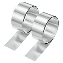 Uxcell 2-Pack Aluminum Flashing, 3.3ft x 2" x 0.016" Aluminum Flashing Roll, Roofing Aluminum Metal Strip Sheet Roll